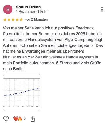 Bewertung von Shaun Drilon